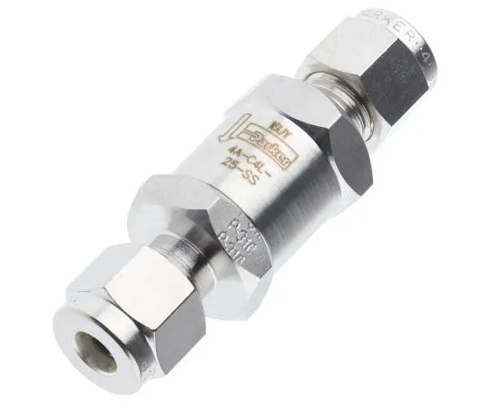 63-7539-90　Parker Process Check Valve 4A-C4L-25-SS　4A-C4L-25-SS