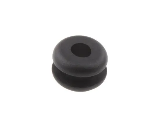 63-7366-39　RS PRO Black PVC 5mm Round Cable Grommet for Maximum of 3mm Cable Dia.　136-6812