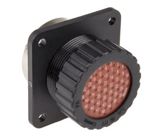 63-7461-29　ITT Cannon Neptune Circular Series Panel Mount Housing, 48 contacts Socket　192900-0475