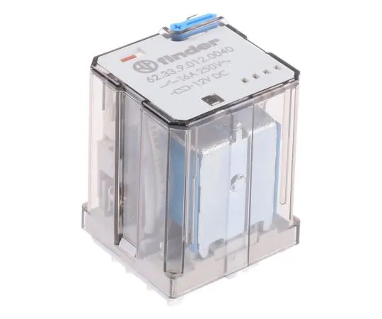 63-7472-17　Finder62 Series 3PDT Non-Latching Relay Plug In, 12V dc Coil, 16A　62.33.9.012.0040