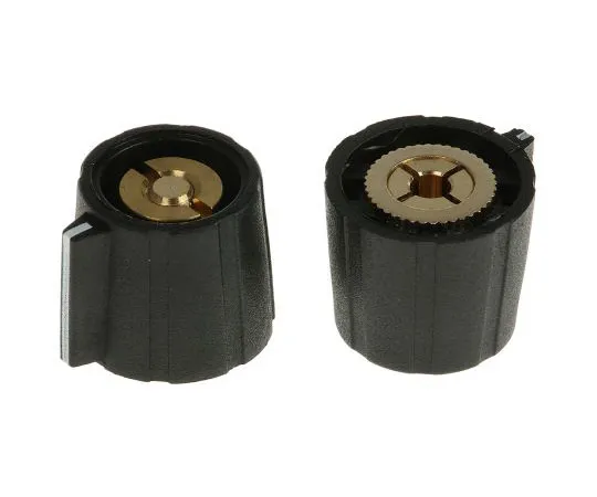 63-7529-15　Sifam Potentiometer Knob, Collet Type, 15.5mm Knob Diameter, Black, 3.175mm Shaft　SP151 125 BLACK