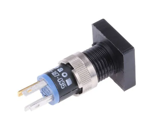 63-7429-60　EAO 1NO Momentary Push Button Switch, 15.8 (Dia.)mm, Flush Mount　18-187.035