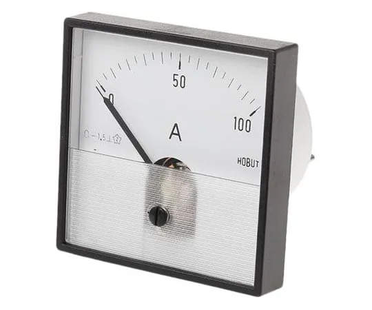 63-7488-83　HOBUT PD72MC Analogue Panel Ammeter 0/100A For Shunt 75mV DC, 72mm x 72mm Moving Coil　PD721MCS75MV/2-001 -100A