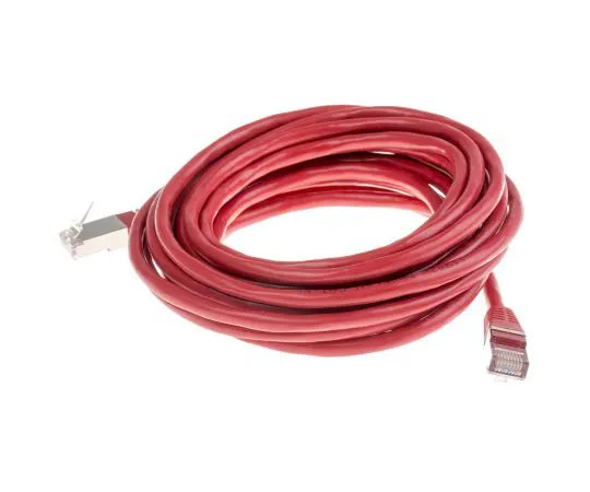 63-7473-75　RS Pro Red PVC Cat5 Cable F/UTP, 5m Male RJ45/Male RJ45　294-8409