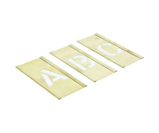 63-7486-82　AT Brown Brass Stencil, 1in　125303