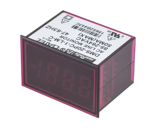 63-7406-73　Murata Power Solutions Digital Voltmeter AC, LED Display 3.5-Digits, 33.93 x 21.29 mm　DMS-20PC-1-LM-C