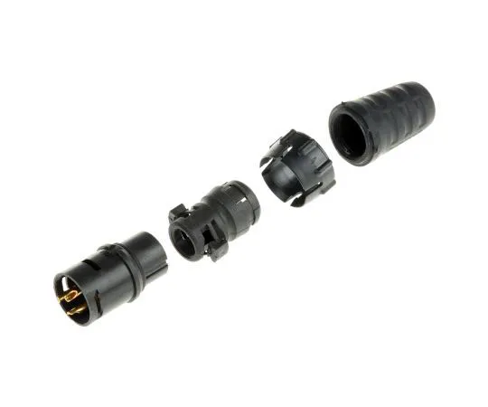 63-7431-45　Switchcraft EN3 Series Cable Mount Connector, 3 contacts Socket　EN3C3FX