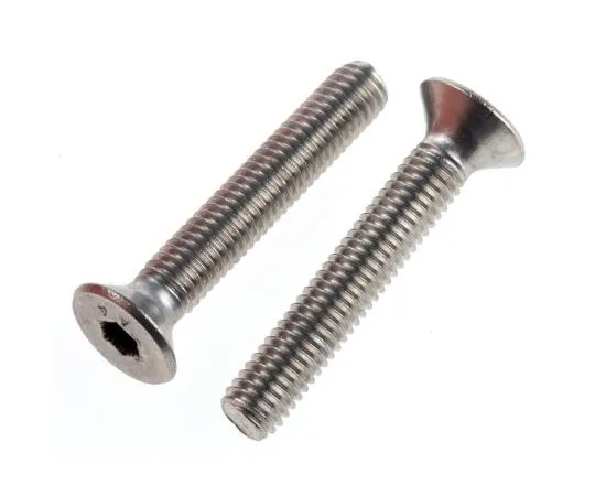63-7482-02　RS Pro M5 x 30mm Hex Socket Countersunk Screw Plain Stainless Steel　304-4873