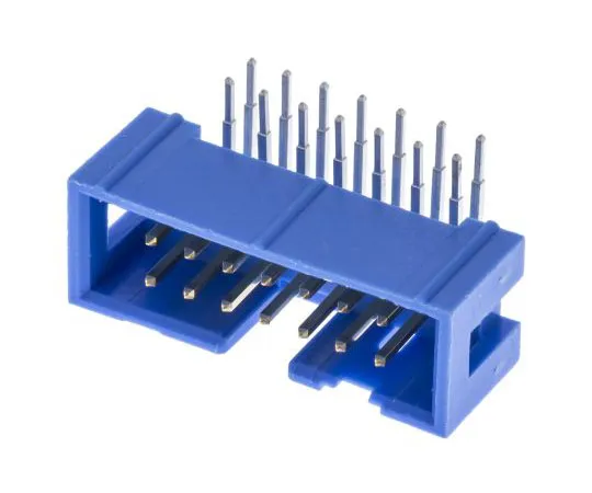 63-7359-43　TE Connectivity AMP-LATCH, 14 Way, 2 Row, Right Angle PCB Header　2-1761605-5