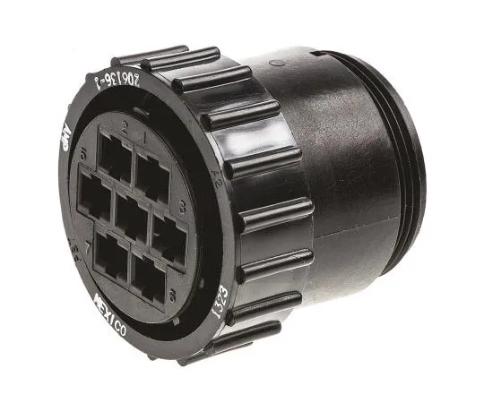63-7431-13　TE Connectivity CPC Series 3 Series Cable Mount Connector, 7 contacts Plug　206136-1