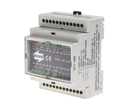 63-7517-26　Smartscan MFU 24 V dc Safety Relay Dual Channel With 2 Safety Contacts　011-160