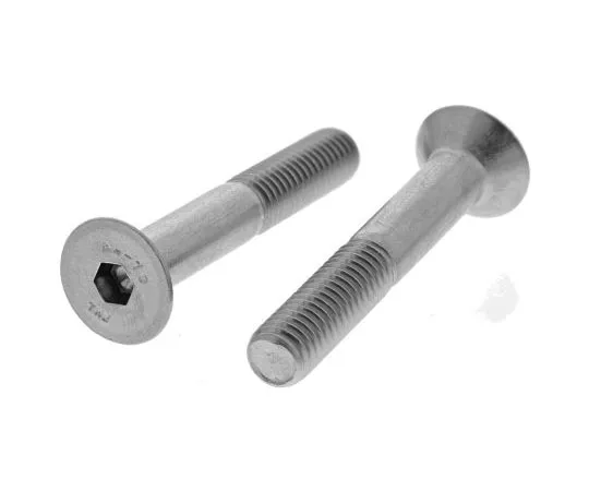 63-7481-94　RS M8 x 50mm Hex Socket Countersunk Screw Plain Stainless Steel　304-4794