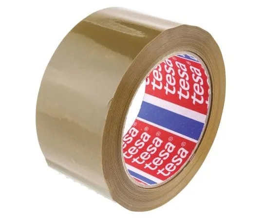63-7418-82　Tesa Tesa 4124 Brown Packing Tape 66m x 50mm　04124-00096-00