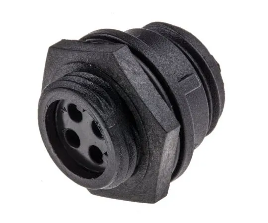 63-7538-29　Bulgin Buccaneer 400 Series Panel Mount Connector, 4 contacts Plug　PX0412/04S