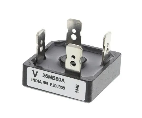 63-7435-59　Vishay VS-26MB60A, Bridge Rectifier, 25A 600V, 4-Pin D 34　VS-26MB60A