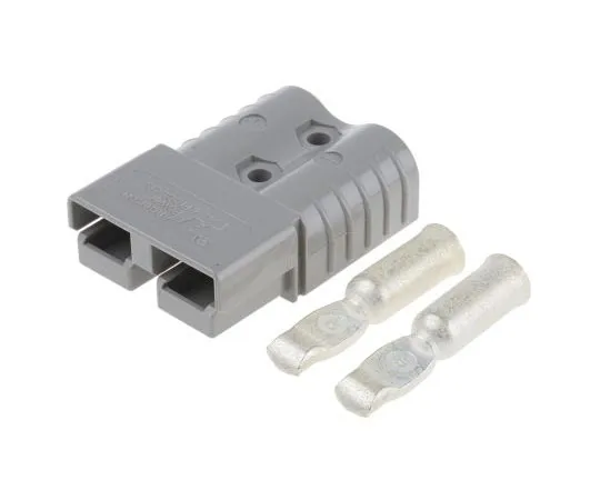 63-7386-09　Anderson Power Products SB120 Series Connector Housing Cable Mount Plug, 2P, Crimp Termination, 120A, 600 V ac/dc　6800G2