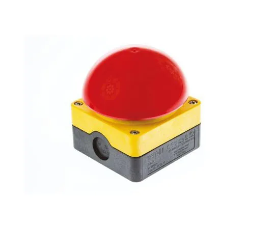 63-7434-35　Eaton, Red, Pull to Reset 94mm Mushroom Head Emergency Button　229748 & FAK-R/V/KC11/IY