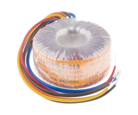 63-7432-57　2 Output Toroidal Transformer, 120VA, 2 x 18V ac　0120P1-2-018