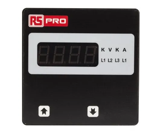 63-7366-17　RS PRO BT14 Series Digital Voltmeter AC, LED Display 4-Digits ±0.5 + 1 Digit %　136-5389
