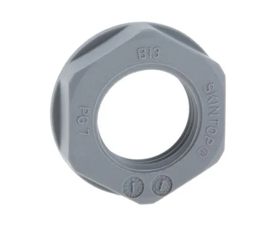 63-7546-61　Lapp Grey Fibreglass PA Cable Gland Locknut, PG7 Thread, IP68　53019000