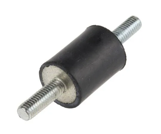 63-7392-20　RS PRO 20mm Shock Mount M5 15mm Diameter 12kg Compression Load, Male to Male Natural Rubber　171-2569