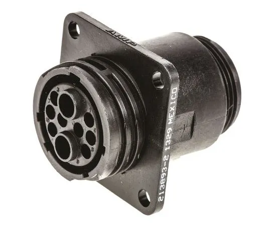 63-7504-51　TE Connectivity CPC Series 6 Series Panel Mount Connector, 10 contacts Socket　213893-2