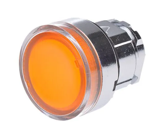 63-7494-01　Schneider Electric Harmony XB4 Series, Orange Push Button Head, Spring Return, 22mm Cutout　ZB4BW35