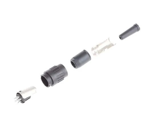 63-7465-58　Amphenol C 091 B Series, 6 Pole Din Socket Socket, 5A, 300 V ac　T3428501