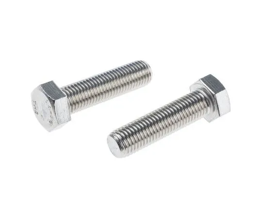 63-7456-88　Plain Stainless Steel Hex Hex Bolt, M16 x 60mm　263-2299
