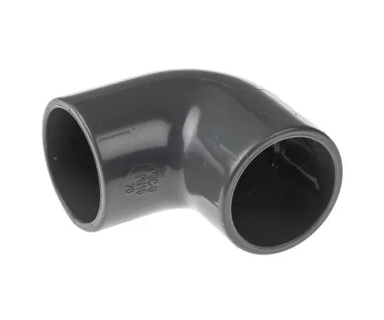 63-7462-36　Georg Fischer 721100106 90° Elbow PVC Pipe Fitting, 20mm dia.　721100106