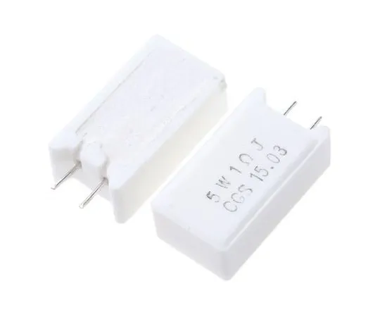 63-7419-36　TE Connectivity 1Ω 5W Wirewound Resistor ±5% ±300ppm/°C　SQMW51R0J