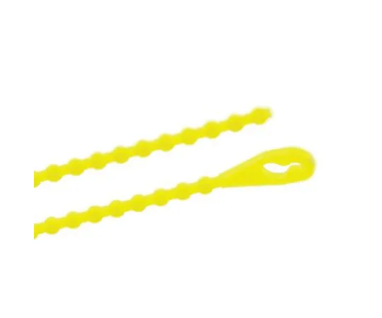 63-7489-25　Richco, BT Series Yellow Polypropylene Releasable Cable Tie, 101.6mm x 1.5 mm　BT-4-10-YL
