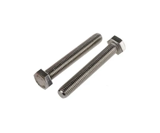 63-7410-84　Plain Stainless Steel Hex M12 x 80mm Set Screw　183-9174