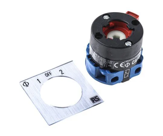 63-7431-78　Kraus & Naimer, SP 3 Position 60° Rotary Switch, 690 V, 20 A, Knob, Spring Return Actuator　CA10A214/GBA002*FT