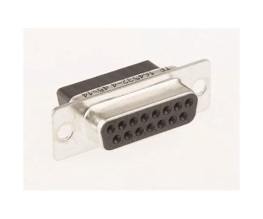 63-7480-30　TE Connectivity AMPLIMITE HDP-20 Series Straight Crimp D-sub Connector, Socket, 15 Pin　164532-4