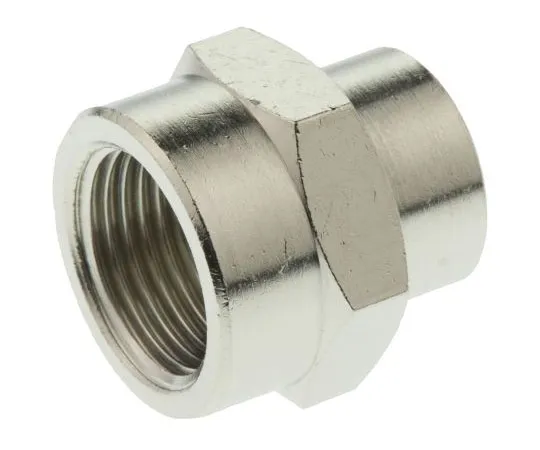 63-7510-63　Legris LF3000 60 bar Brass Pneumatic Straight Threaded Adapter, G 1/4 Female Female　0902 13 17