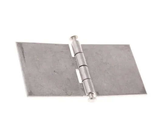 63-7501-19　Pinet Deburred Stainless Steel Butt Hinge with a Lift-off Pin, 80mm x 80mm x 3mm　52-A-3775