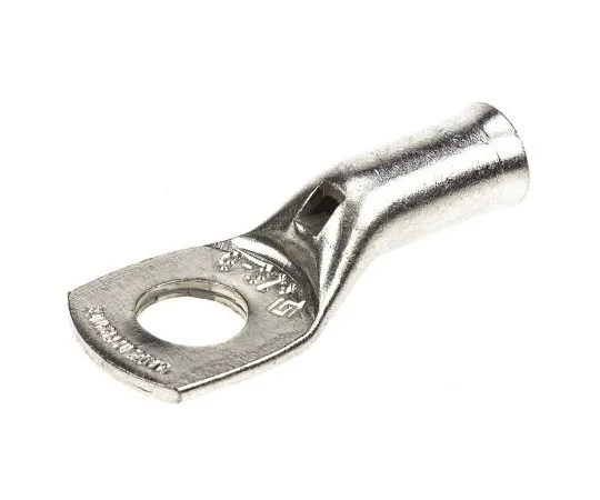 63-7486-47　TE Connectivity XCT Series Uninsulated Tubular Ring Terminal, 8mm Stud Size, 16mm² to 16mm² Wire Size　710030-5