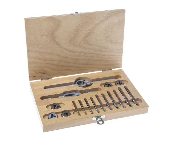 63-7479-52　RS PRO 12 Piece HSS M2 → M6 Thread Tap & Die Set　300-9735