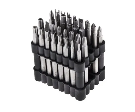 63-7524-92　MTI Driver Bit Set 32 pieces, Slotted: 6 mm; Phillips: PH1; PH2; Pozidriv: PZ1; PZ2; PZ3; Tightener: 4; 6; 8; 10 mm;　560-201