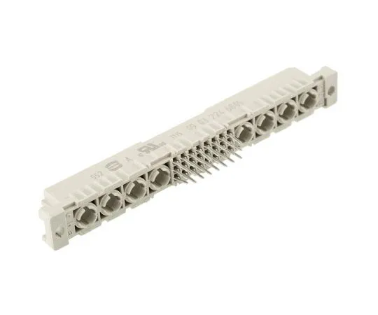 63-7503-17　Harting 24 + 8 Way 2.54mm Pitch, Type M Class C2, 3 Row, Straight DIN 41612 Connector, Socket　9032246805