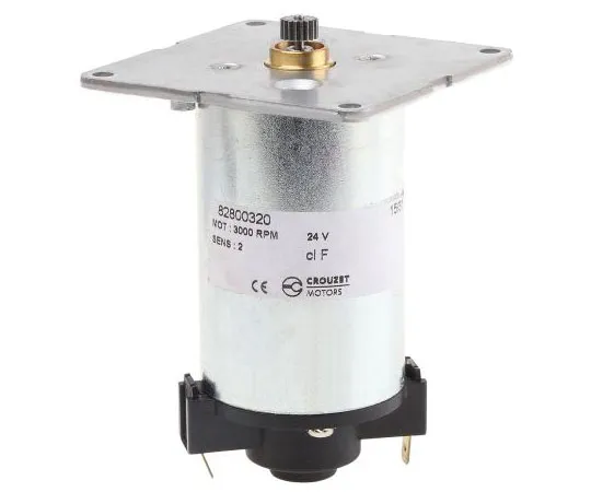 63-7434-32　Crouzet, 24 V dc, 298 mNm, Brushed DC Geared Motor, Output Speed 3070 rpm　82800320
