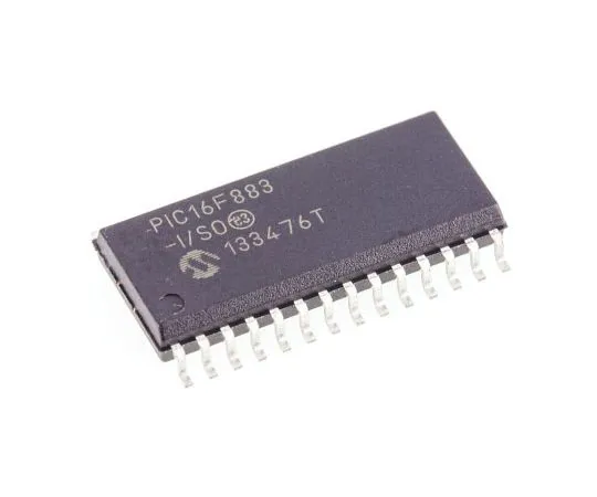 63-7355-49　Microchip PIC16F883-I/SO, 8bit PIC Microcontroller, 20MHz, 4096 words Flash, 28-Pin SOIC　PIC16F883-I/SO