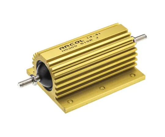 63-7449-86　Arcol HS200 Series Aluminium Ho***d Axial Wire Wound Panel Mount Resistor, 510Ω ±5% 200W　HS200 510R J