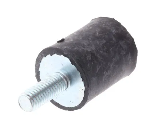 63-7477-88　FIBET 2530VD20-45 50mm Shock Mount M8 25mm Diameter 26.4kg Compression Load 6mm, Male to Female Natural Rubber　2530VD20-45