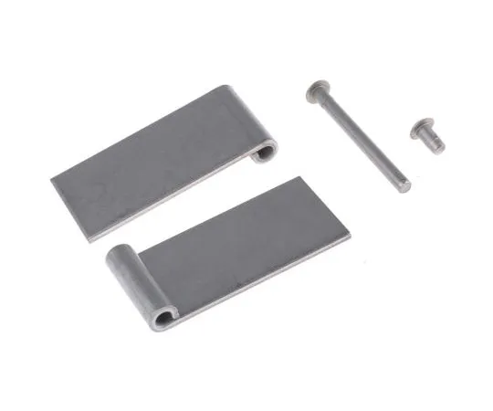 63-7501-13　Pinet Deburred Stainless Steel Pin Hinge with a Lift-off Pin, 40mm x 80mm x 3mm　12-A-3871