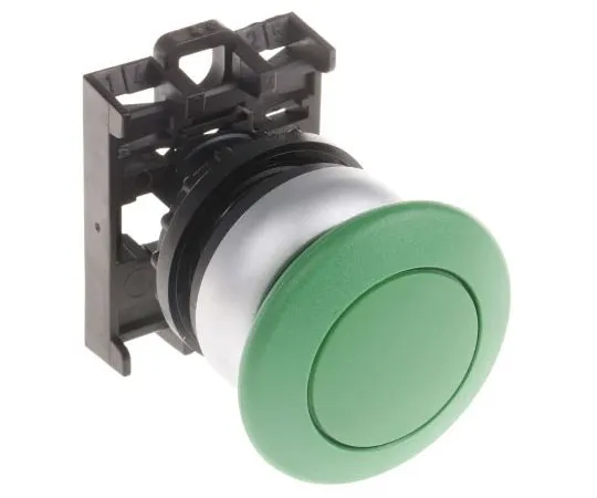 63-7526-74　Eaton M22 Series, Green Push Button Head, Maintained, 22mm Cutout　78635844 & M22-DRP-G+M22-A