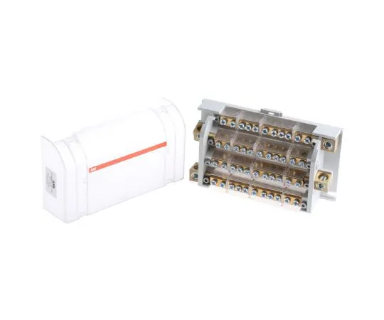 63-7532-05　Entrelec Distribution Block, 10-50 inputmm², 11 Way, 160A, 600 V, Grey　1SNA179892R2200