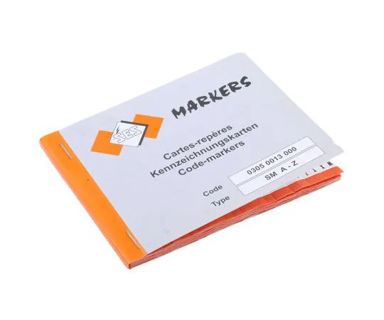63-7365-86　RS PRO Adhesive Cable Marker, Pre-printed A → Z; -; 0 → 15 Black on White　136-3289