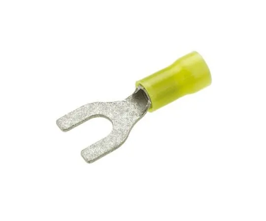 63-7428-13　TE Connectivity PLASTI-GRIP Series Insulated Crimp Spade Connector, 2.6mm² to 6.6mm², 12AWG to 10AWG, M6 Stud Size PVC,　165019